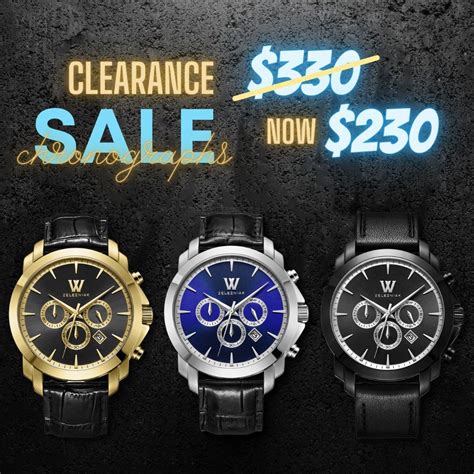 watches clearance sale usa